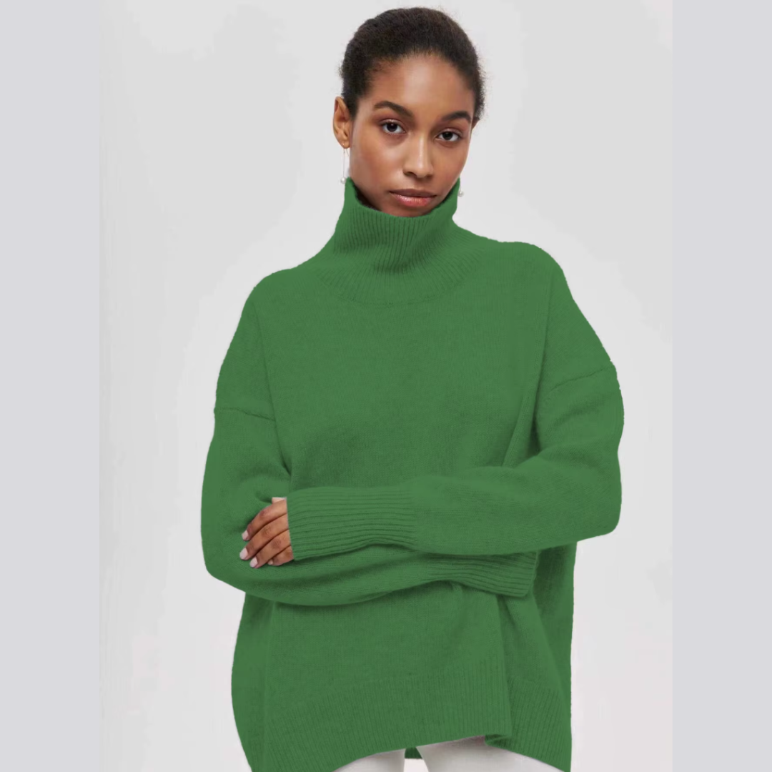 Sara™ | Lun højhalset sweater