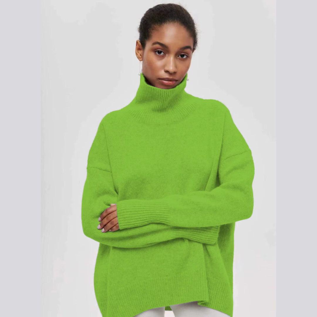 Sara™ | Lun højhalset sweater