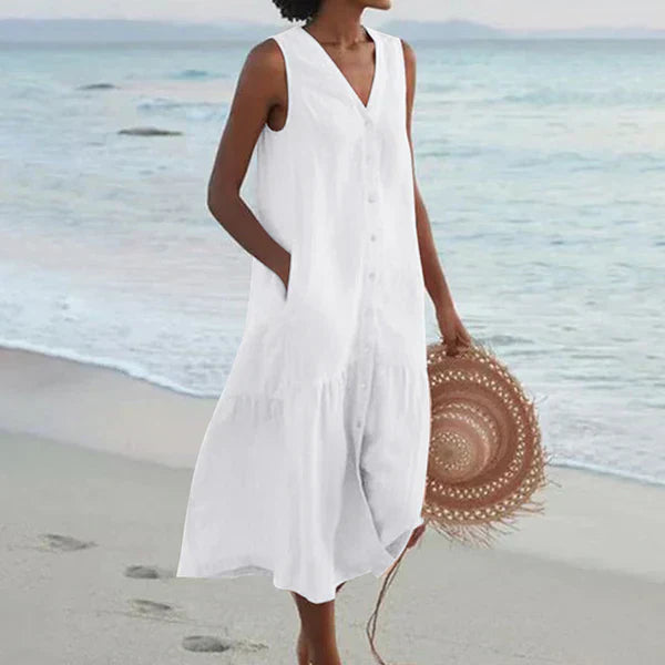 Sara™ | Naturlig Sommerkjole