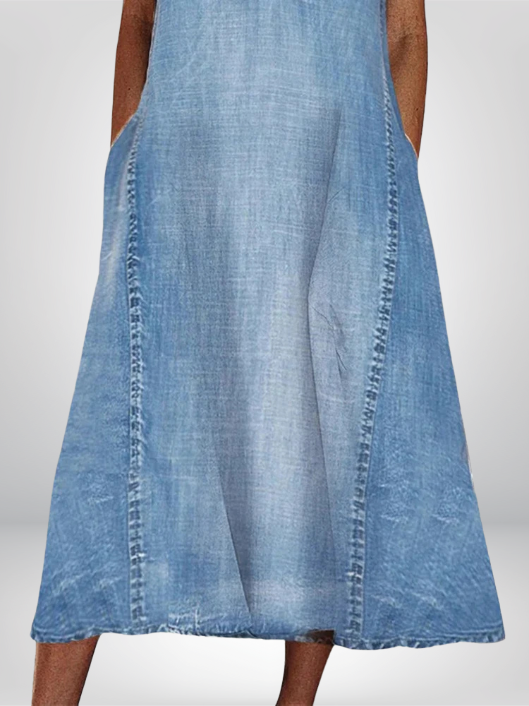 Sara® | Denim Comfort-Kjole