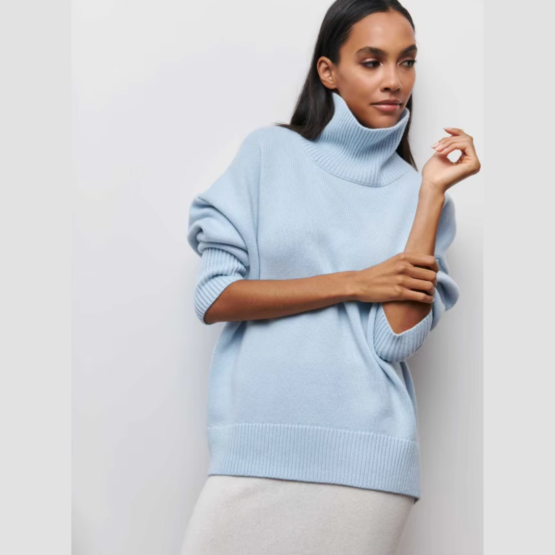 Sara™ | Lun højhalset sweater