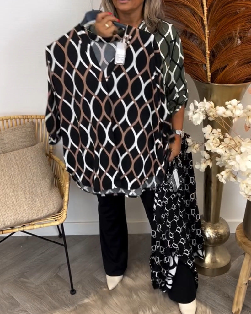 Sara™ | Casual Bluse med Lange Ærmer