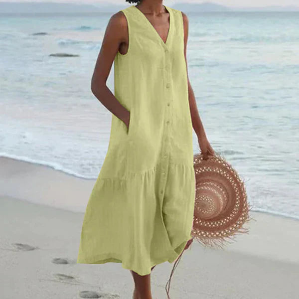 Sara™ | Naturlig Sommerkjole