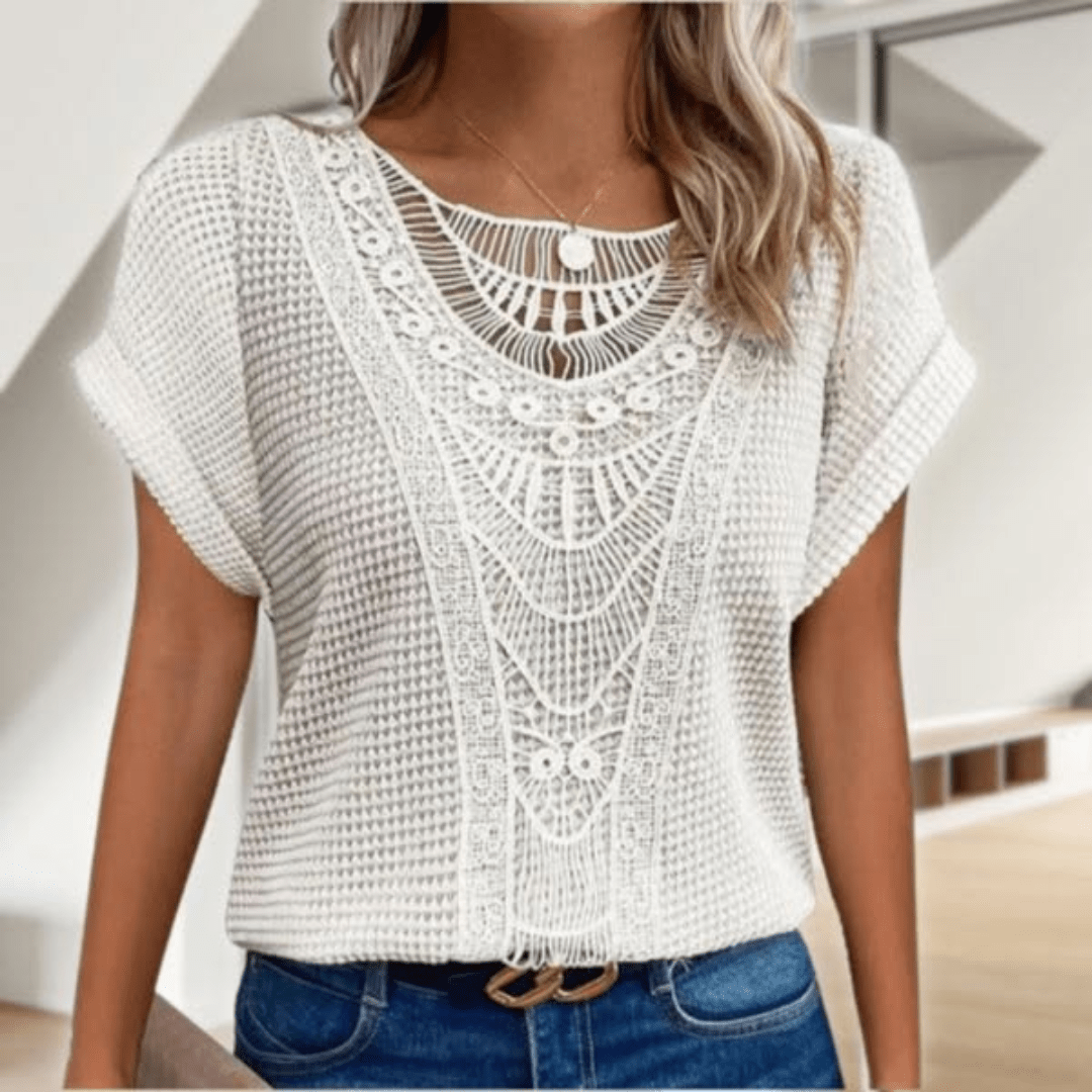 Sara™ | Elegant Ibiza-inspireret Bluse