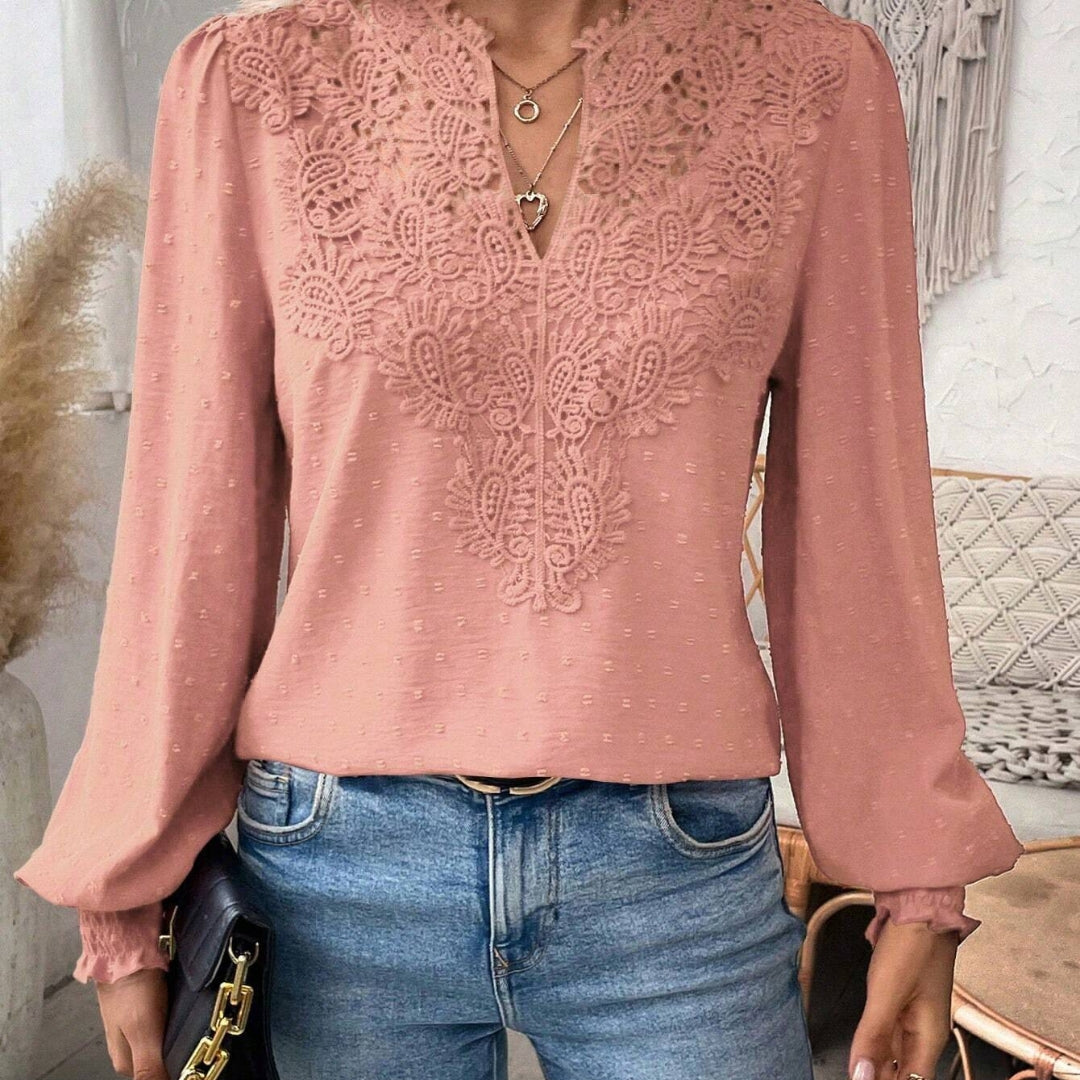 Sara™ | Elegant damebluse med løse ærmer