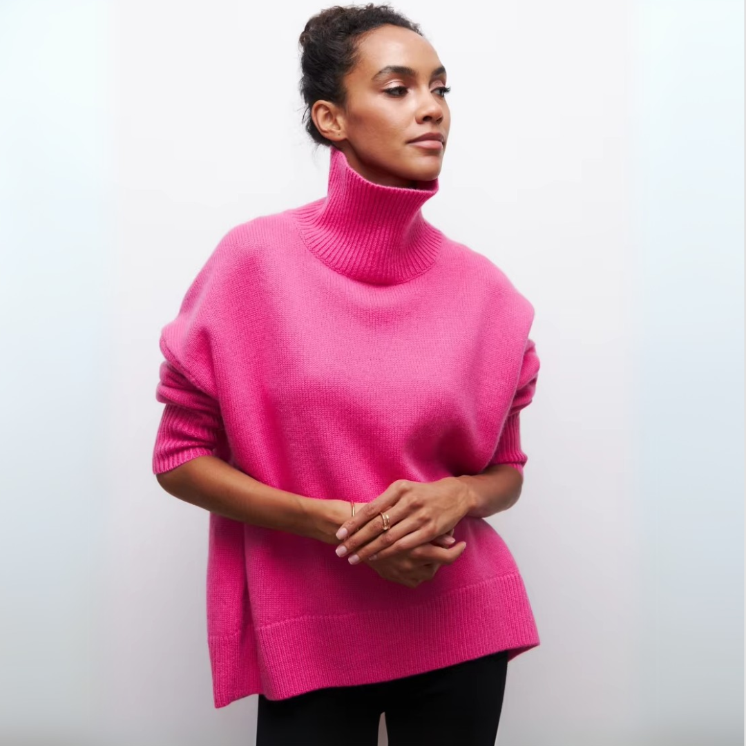 Sara™ | Lun højhalset sweater