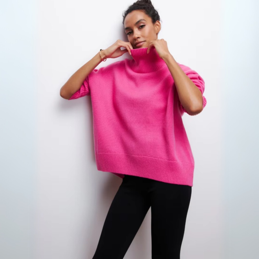 Sara™ | Lun højhalset sweater