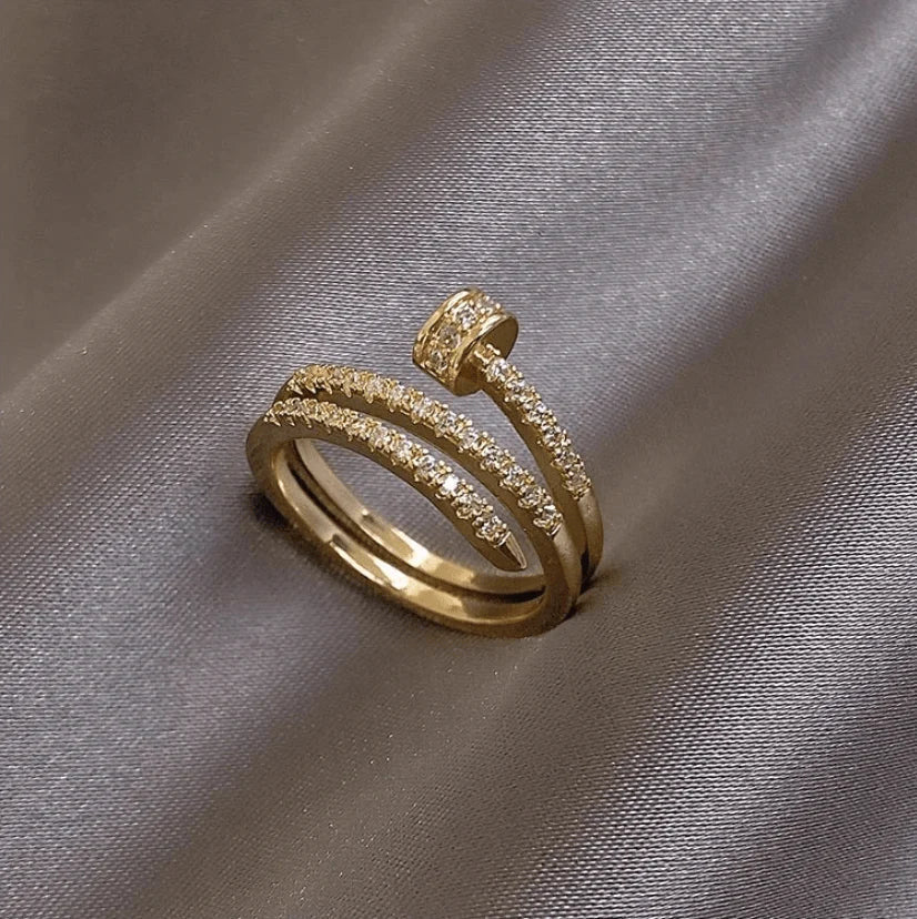 Justerbar Ring Ateny | 18K Guld