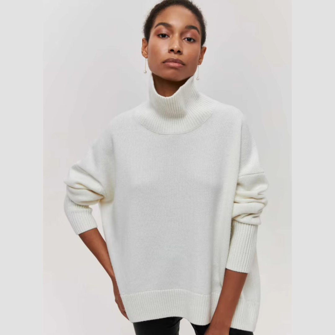 Sara™ | Lun højhalset sweater