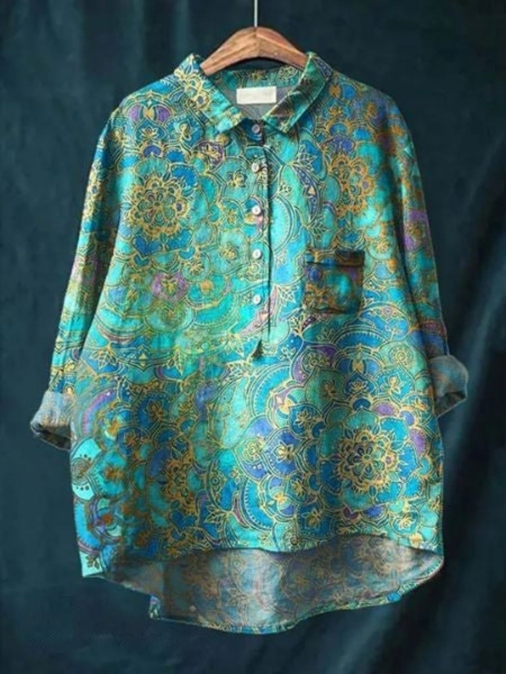 Sara™ | Elegant bluse med blomsterprint