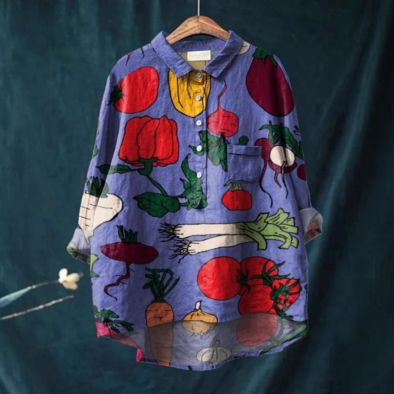 Sara™ | Stilfuld kunstbluse – føl dig elegant og uimodståelig