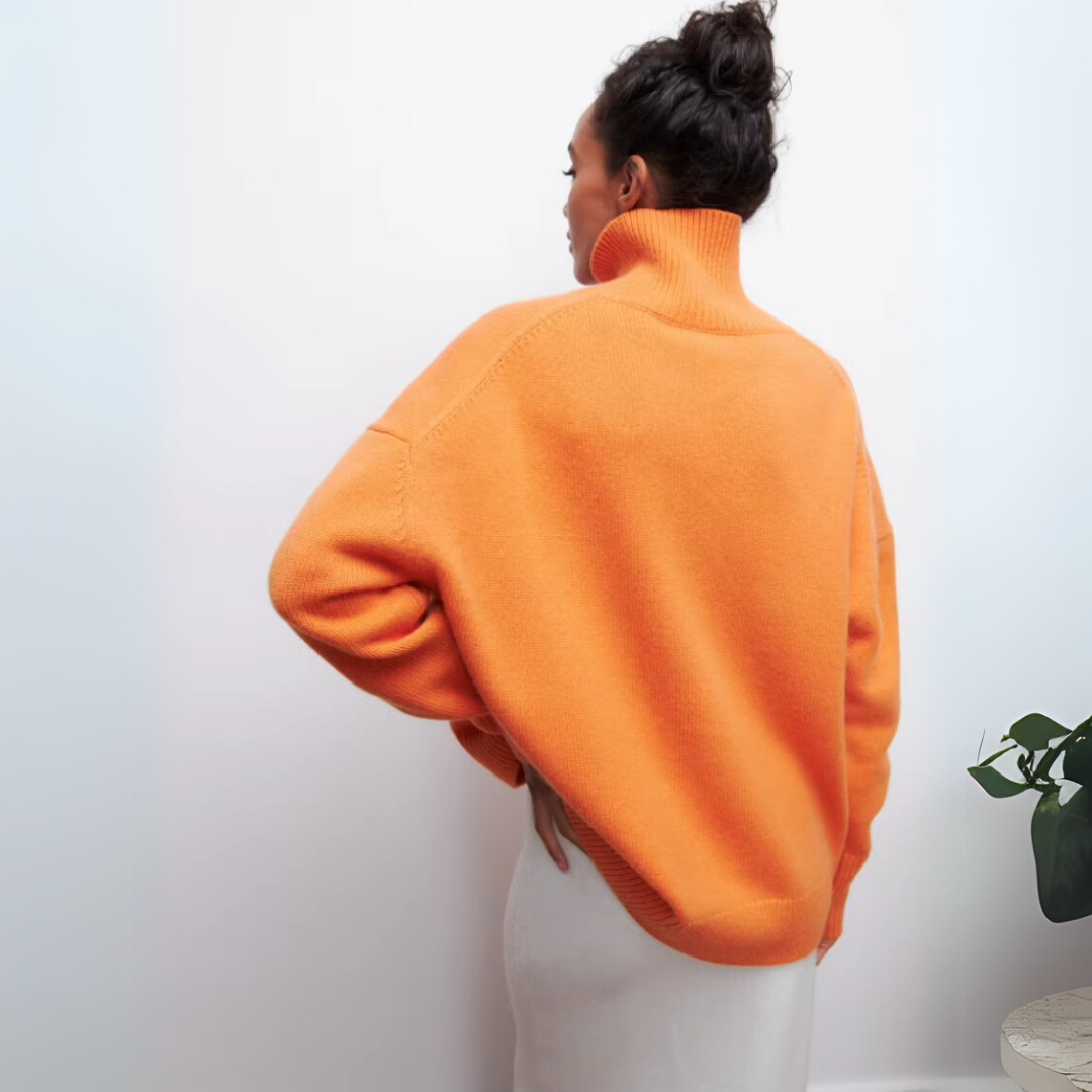 Sara™ | Lun højhalset sweater