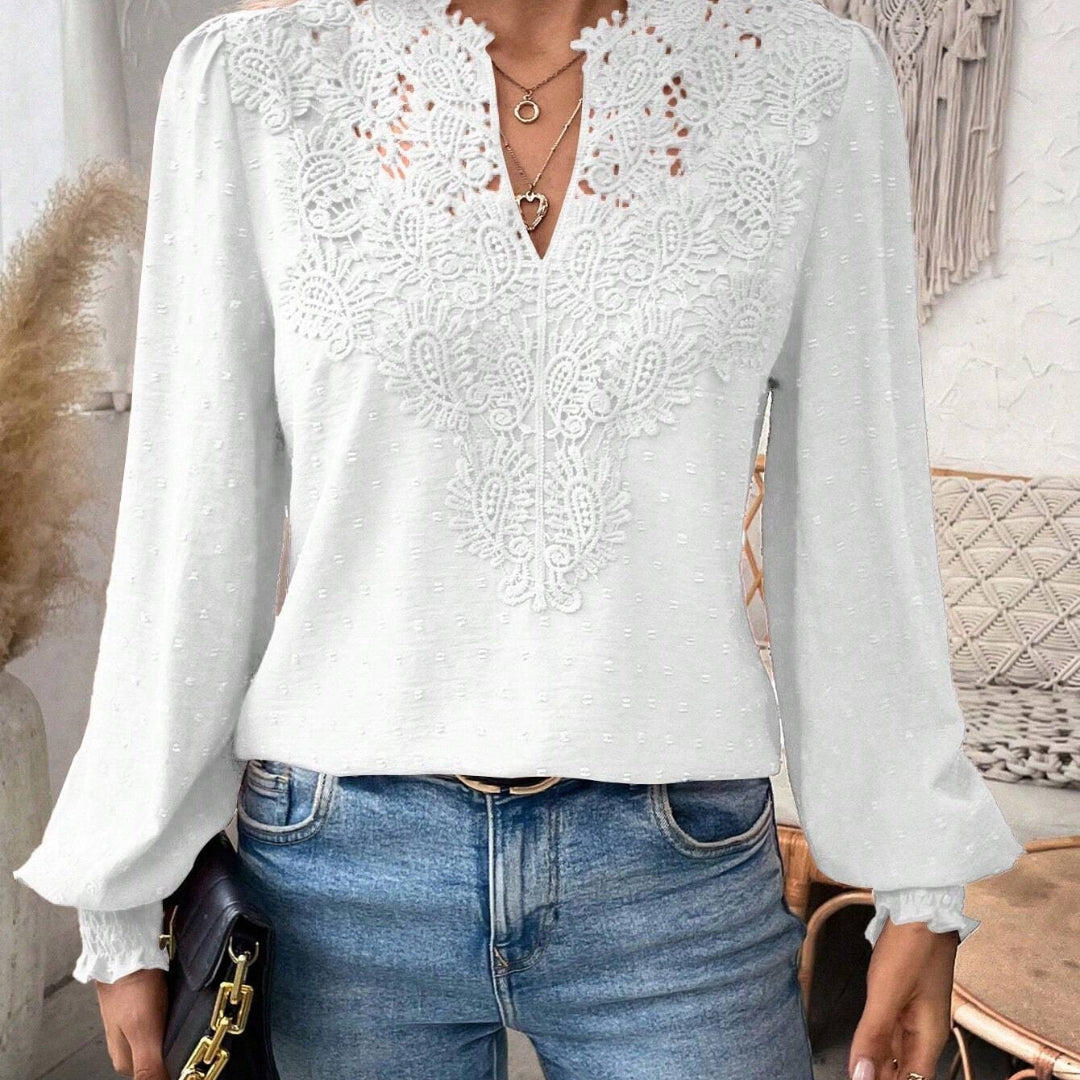 Sara™ | Elegant damebluse med løse ærmer