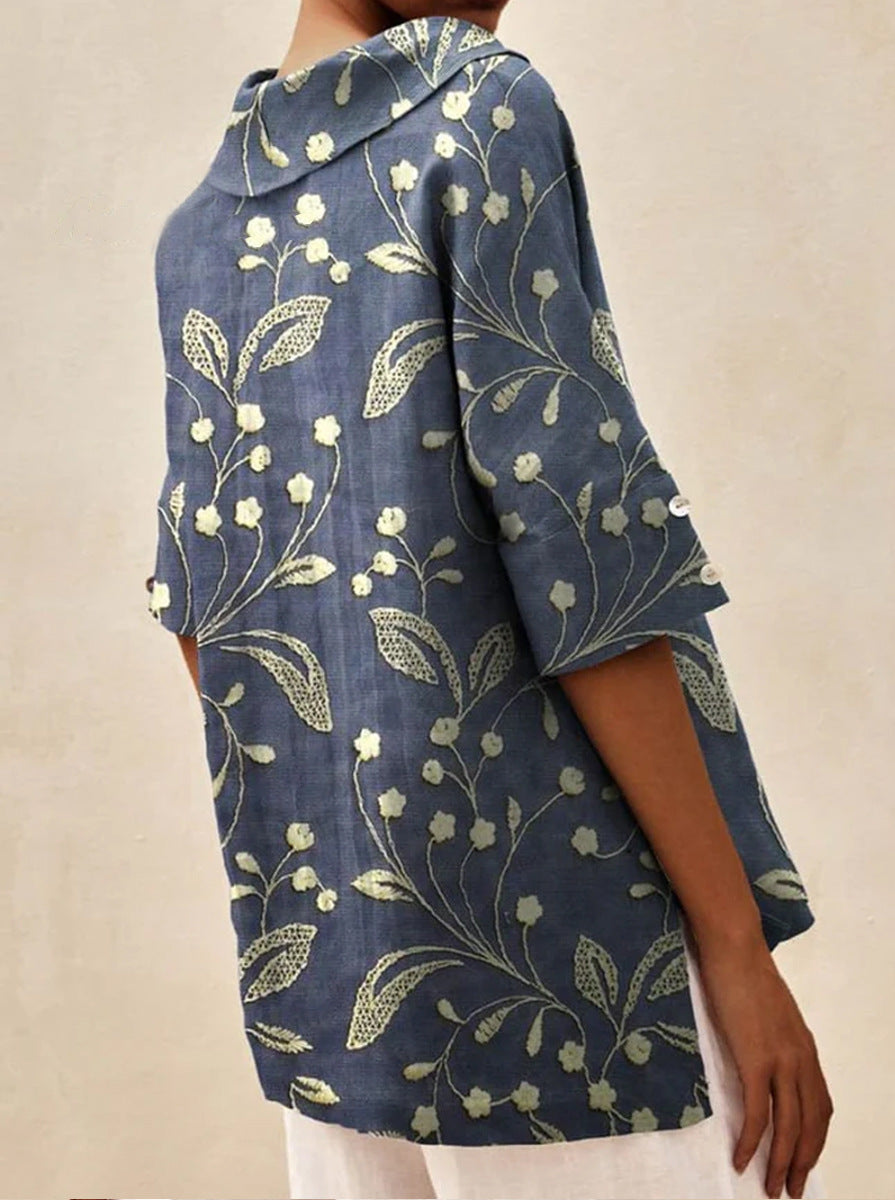 Sara™ | Elegant top med V-udskæring