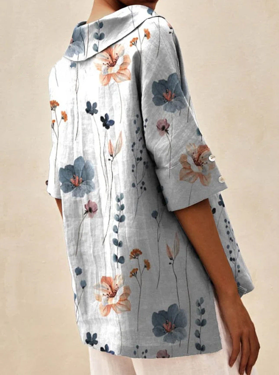 Sara™ | Elegant top med V-udskæring