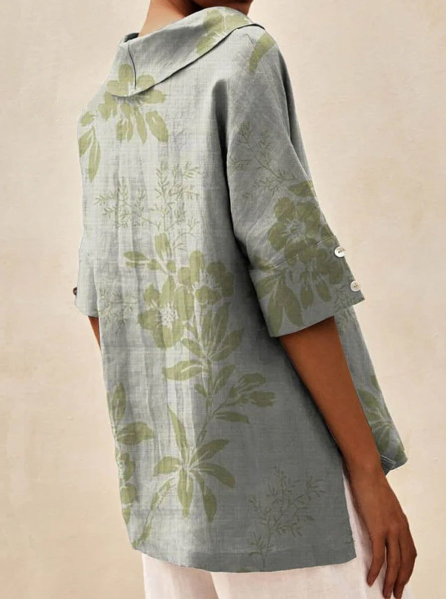 Sara™ | Elegant top med V-udskæring