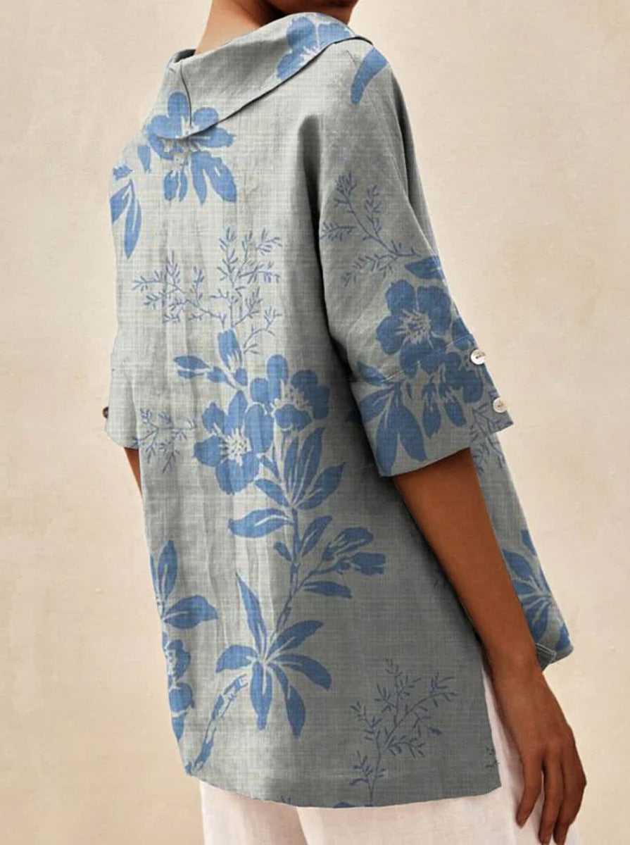 Sara™ | Elegant top med V-udskæring