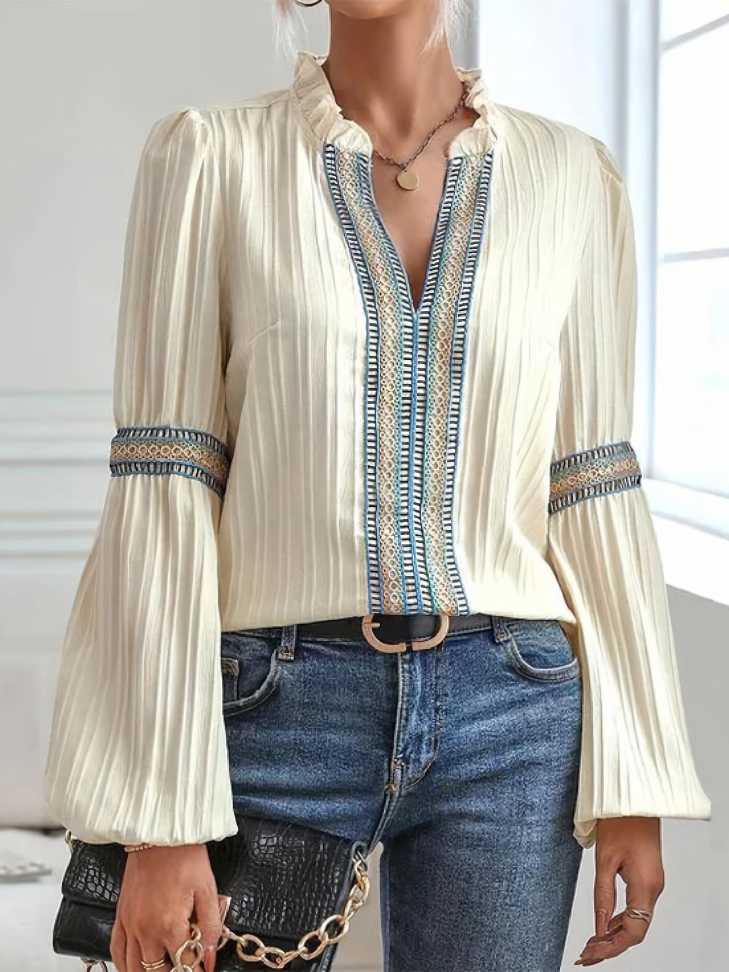 Sara™ | Blondebluse til kvinder