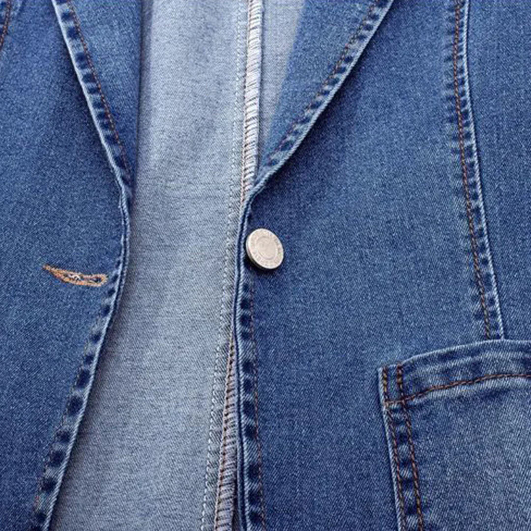 Sara® | Stilfuld Denimblazer Til Kvinder