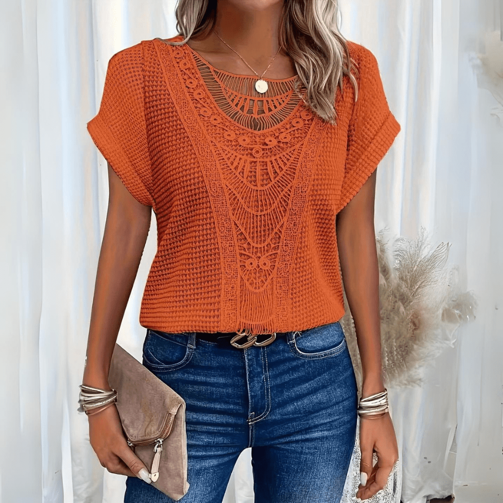 Sara™ | Elegant Ibiza-inspireret Bluse