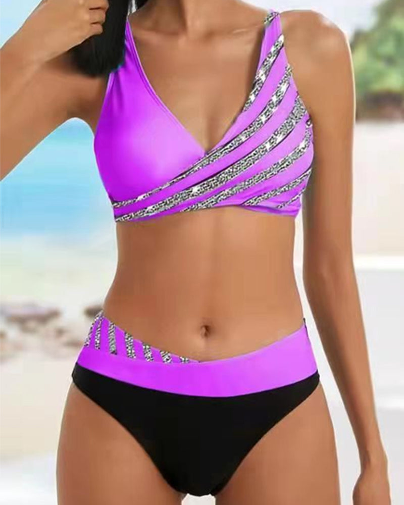 Sara™- Varm bikini med print