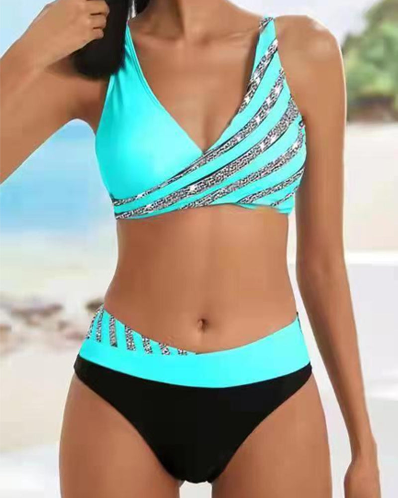 Sara™- Varm bikini med print