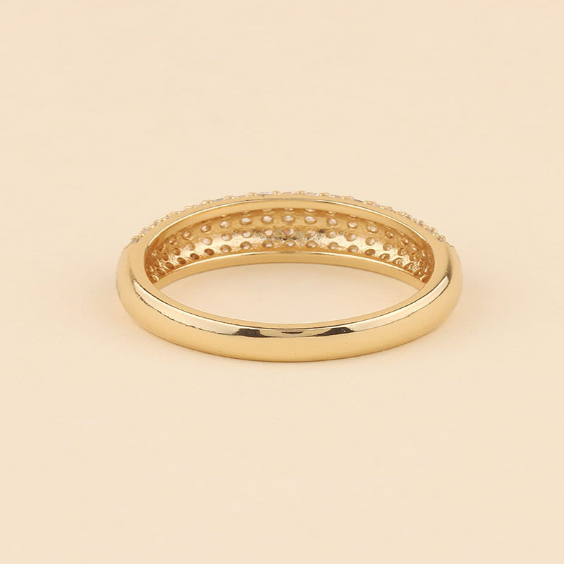 Ring med glaskuppel | Guld 18k