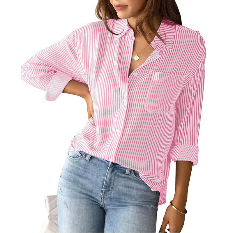 Sara™ | Elegant bluse i bomuld med løs pasform