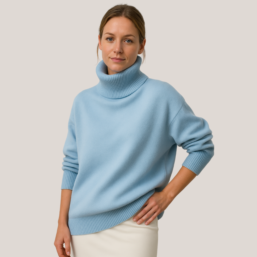 Sara™ | Lun højhalset sweater