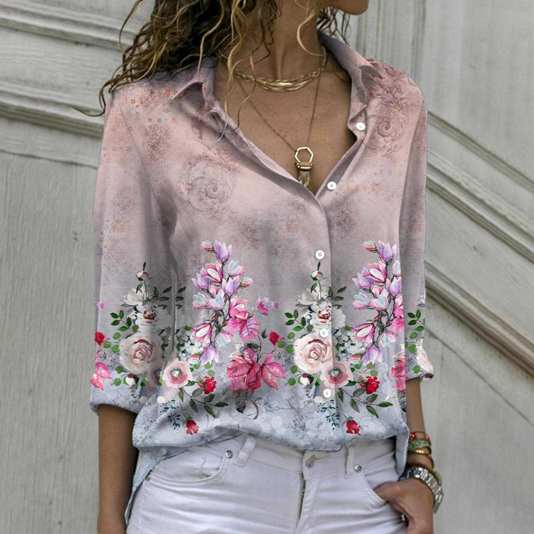Sara™ | Elegant og trendy kunstbluse