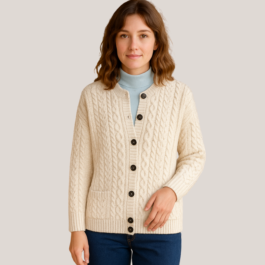 Sara™ | Langærmet Casual Cardigan