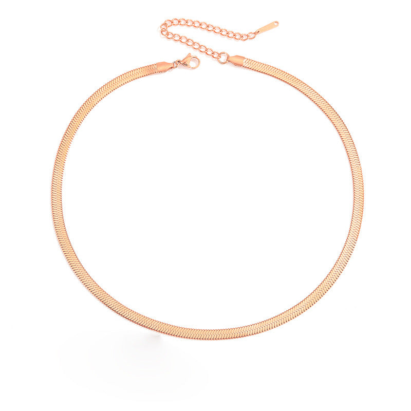 Fiskefletning halskæde | 18k Guld