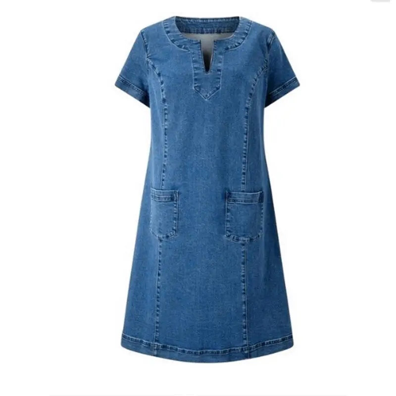 Sara® | Blød Denimkjole