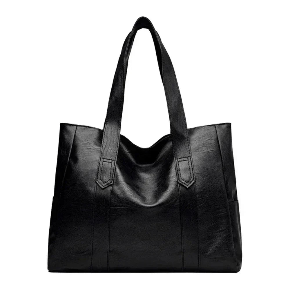Sara™ | Minimalistisk luksuriøs skuldertaske i blødt design.