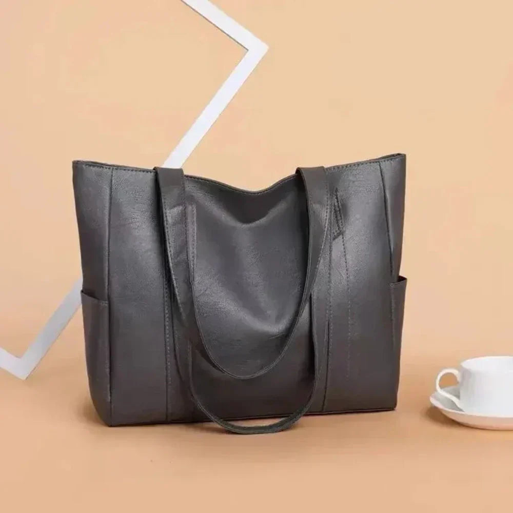 Sara™ | Minimalistisk luksuriøs skuldertaske i blødt design.