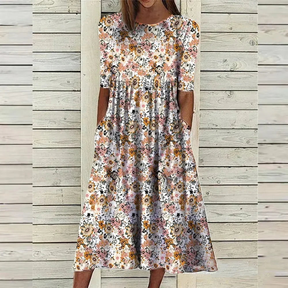 Sara™ | Blomstrende Sommerkjole