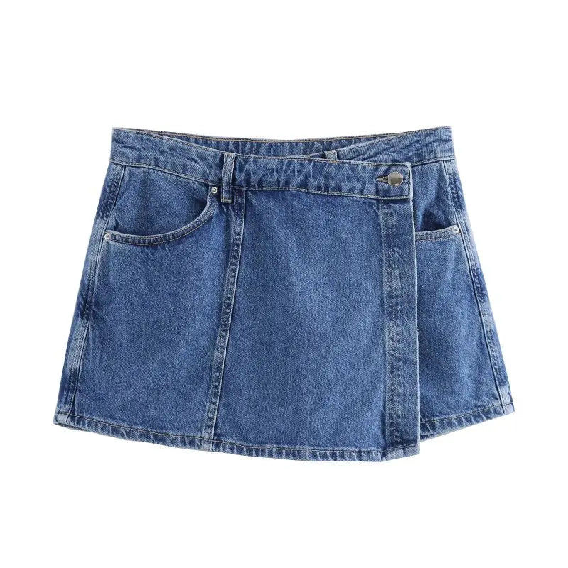 Sara® | V-hals Denim Sæt
