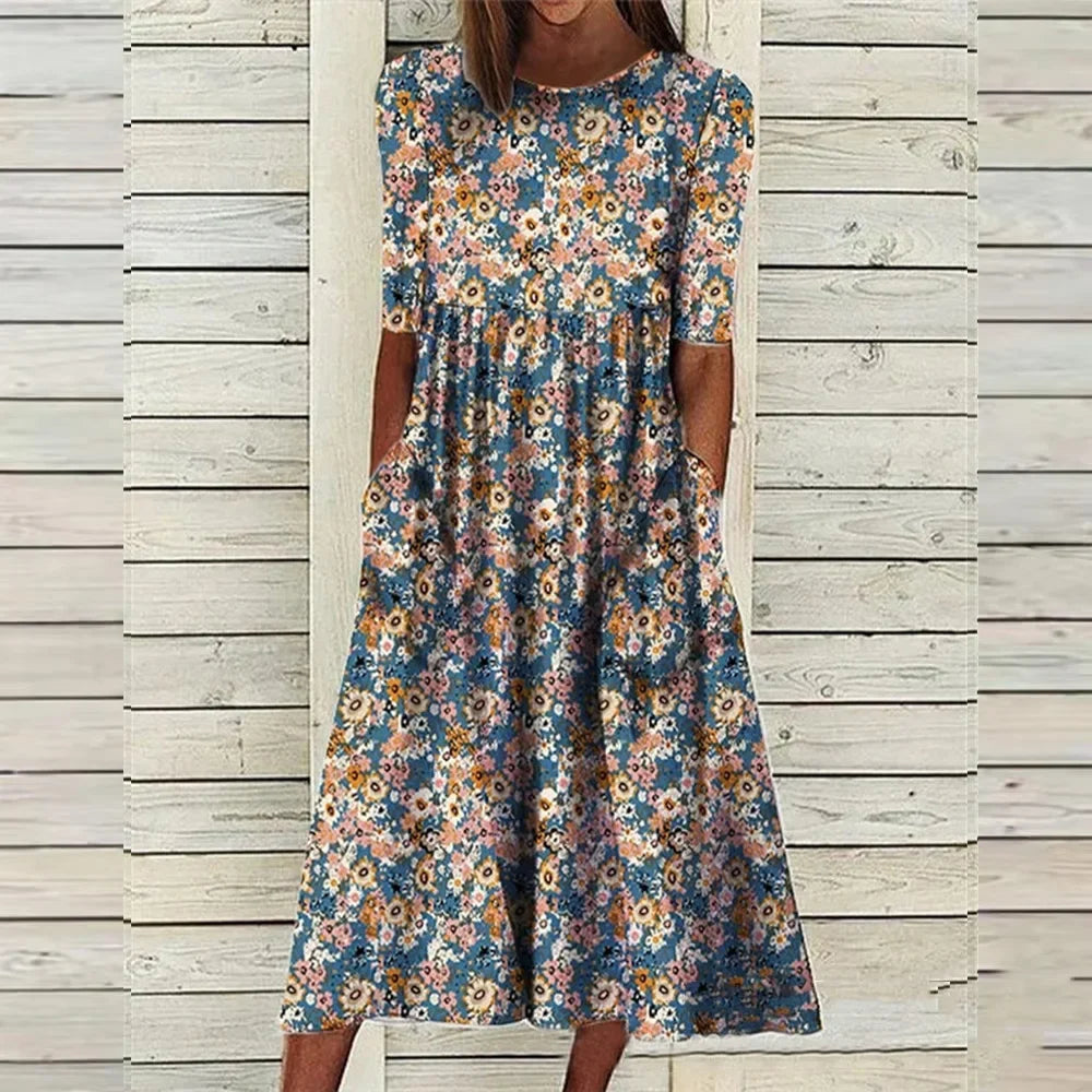 Sara™ | Blomstrende Sommerkjole