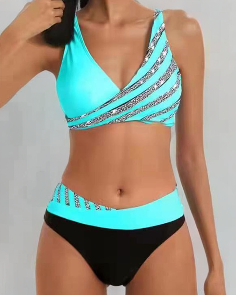 Sara™- Varm bikini med print