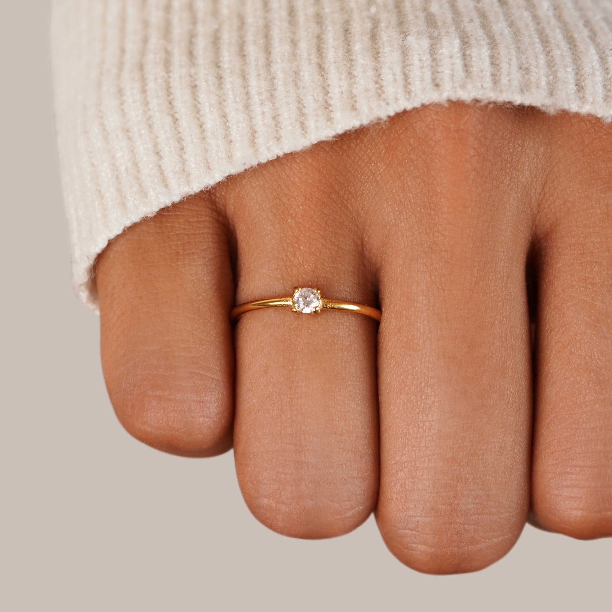 Fødselssten Ring | 14k Guld