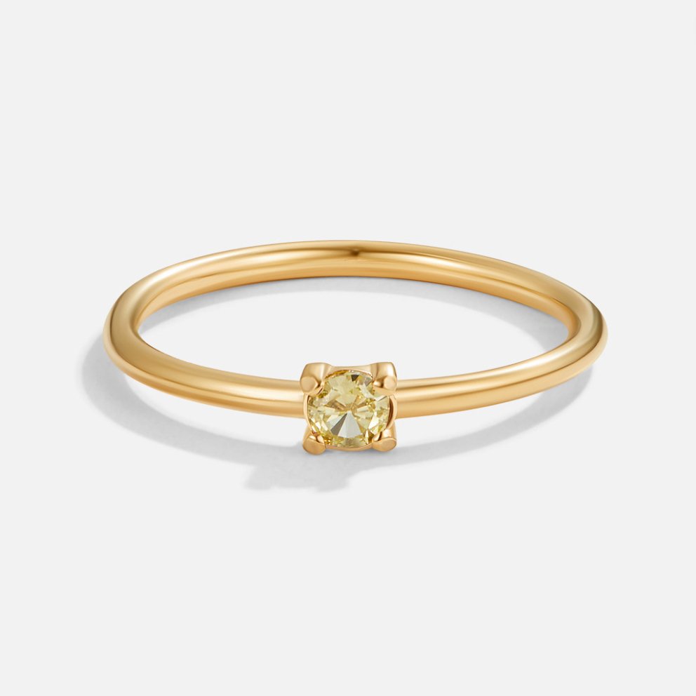 Fødselssten Ring | 14k Guld