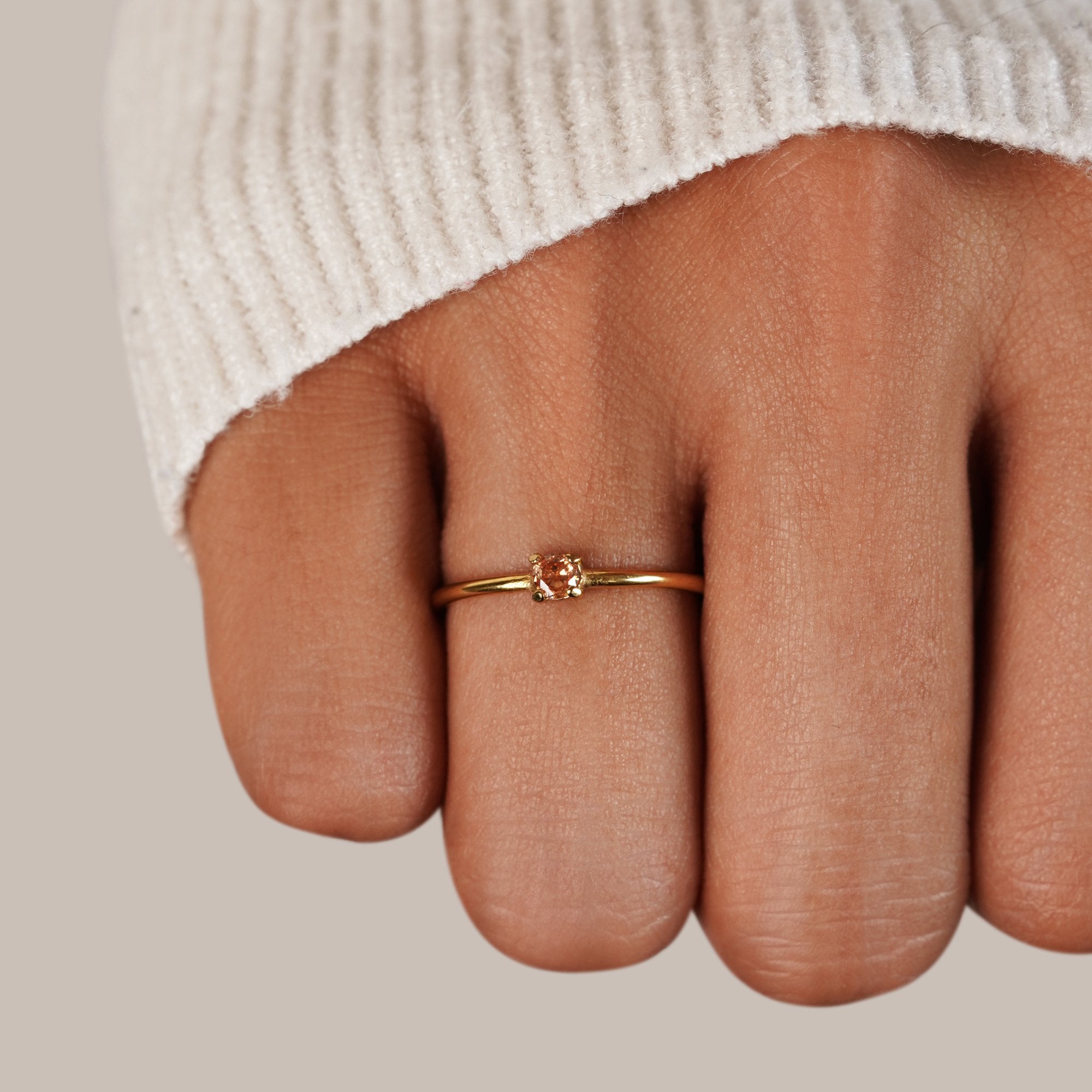 Fødselssten Ring | 14k Guld