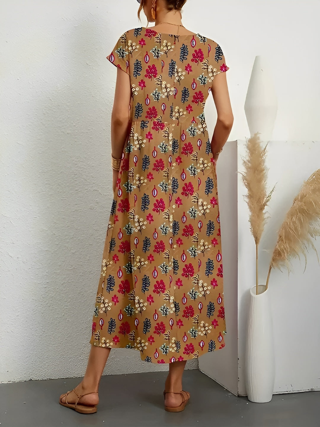 Sara™ | Let sommerkjole med blomsterprint