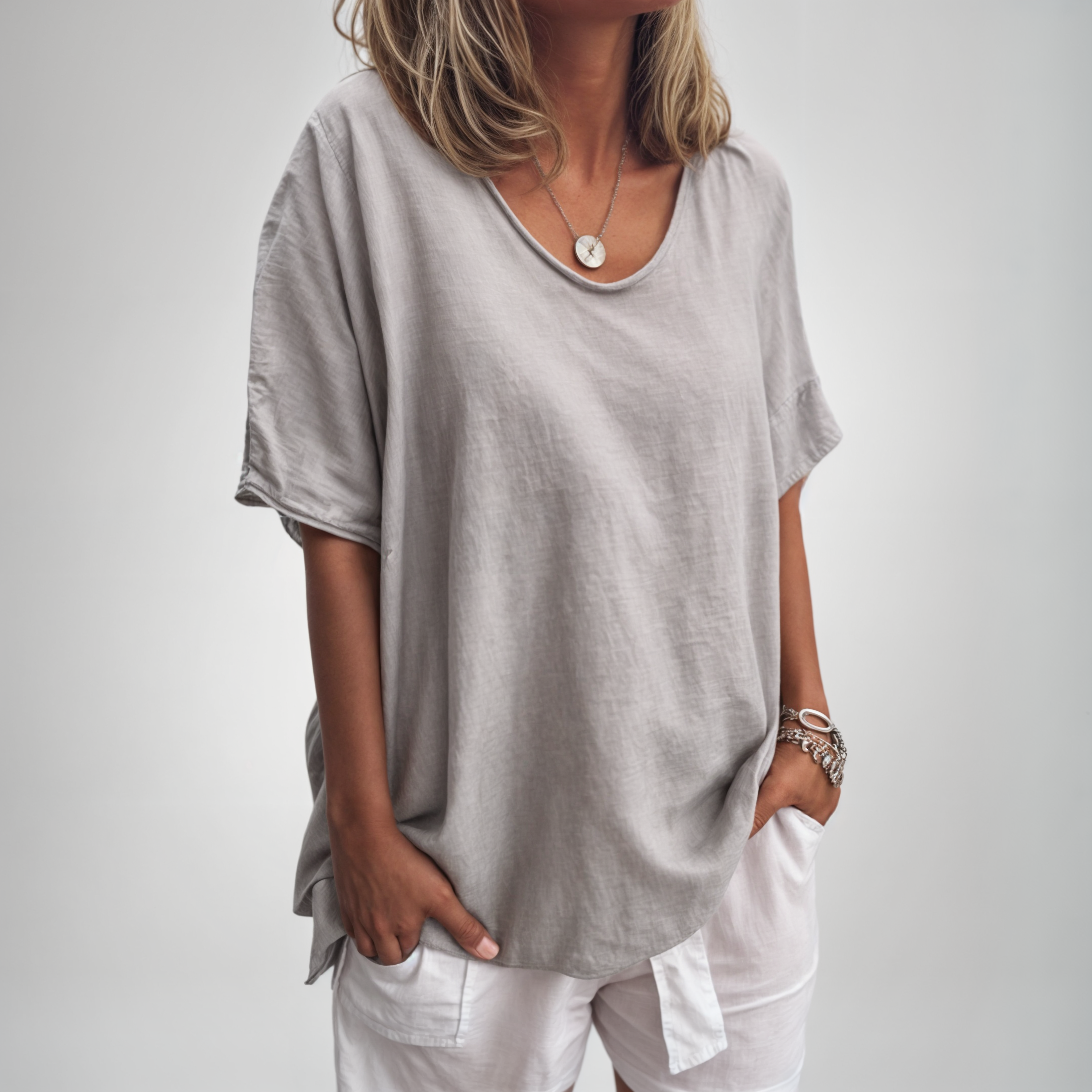 Sara™ | Behagelig Løs T-shirt