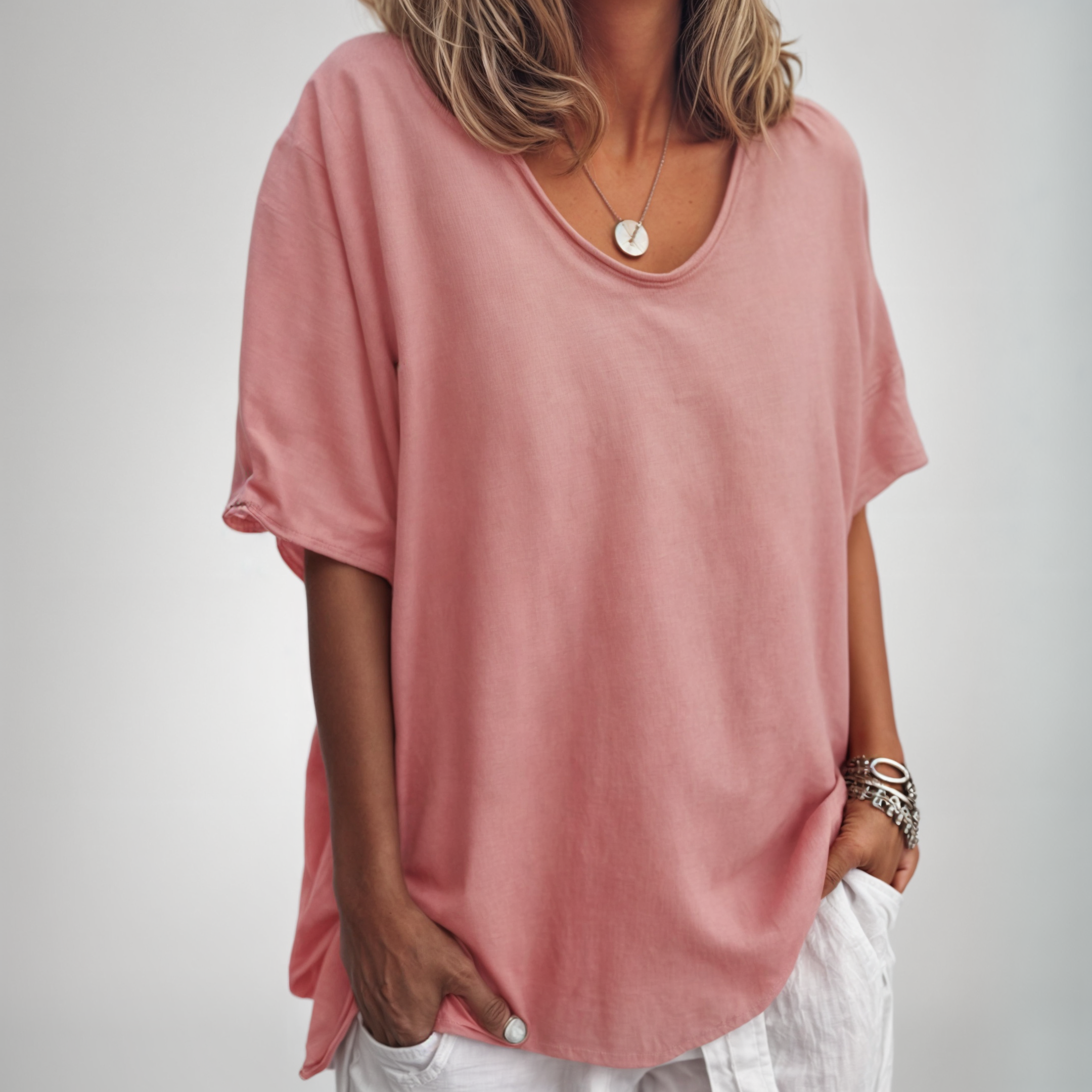 Sara™ | Behagelig Løs T-shirt