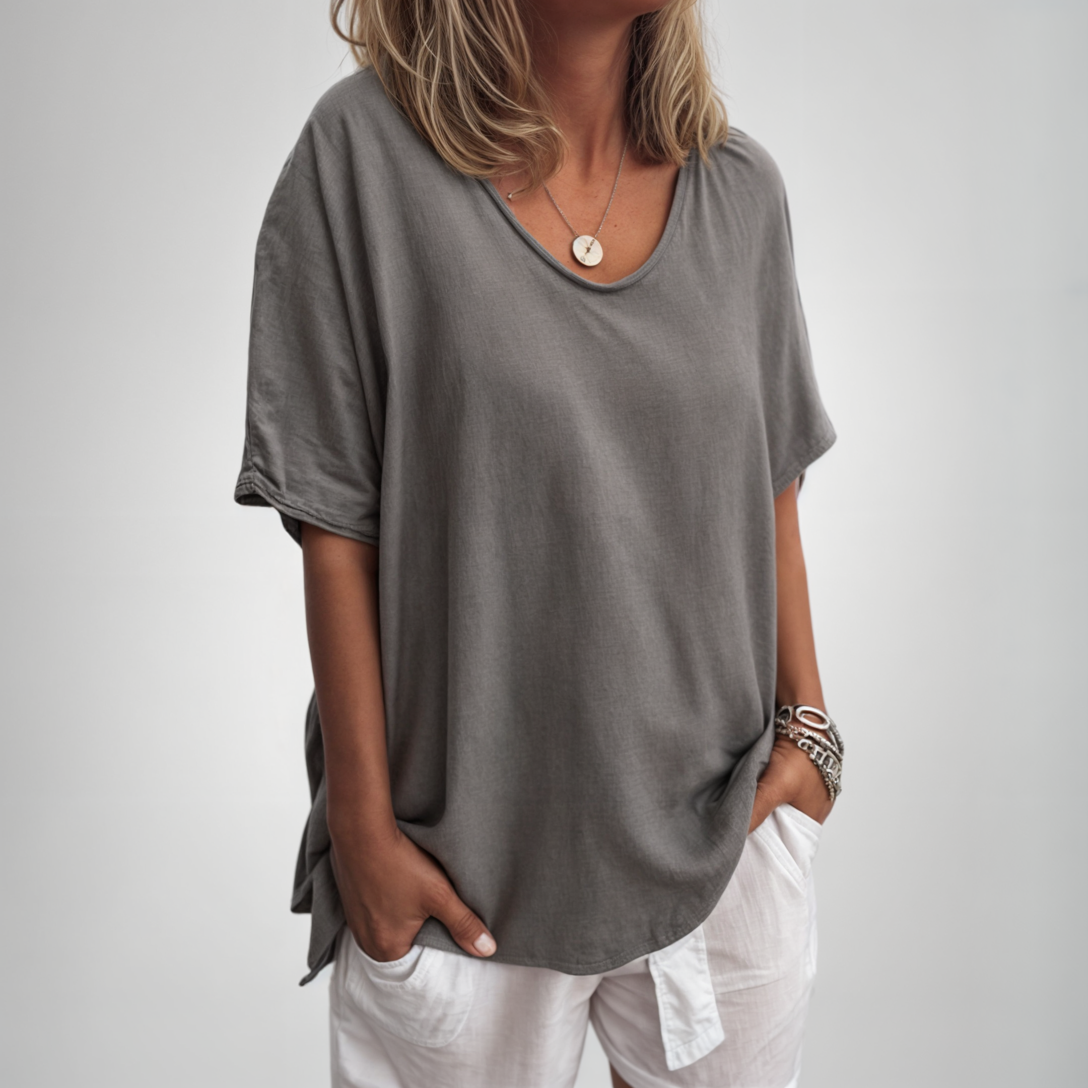 Sara™ | Behagelig Løs T-shirt