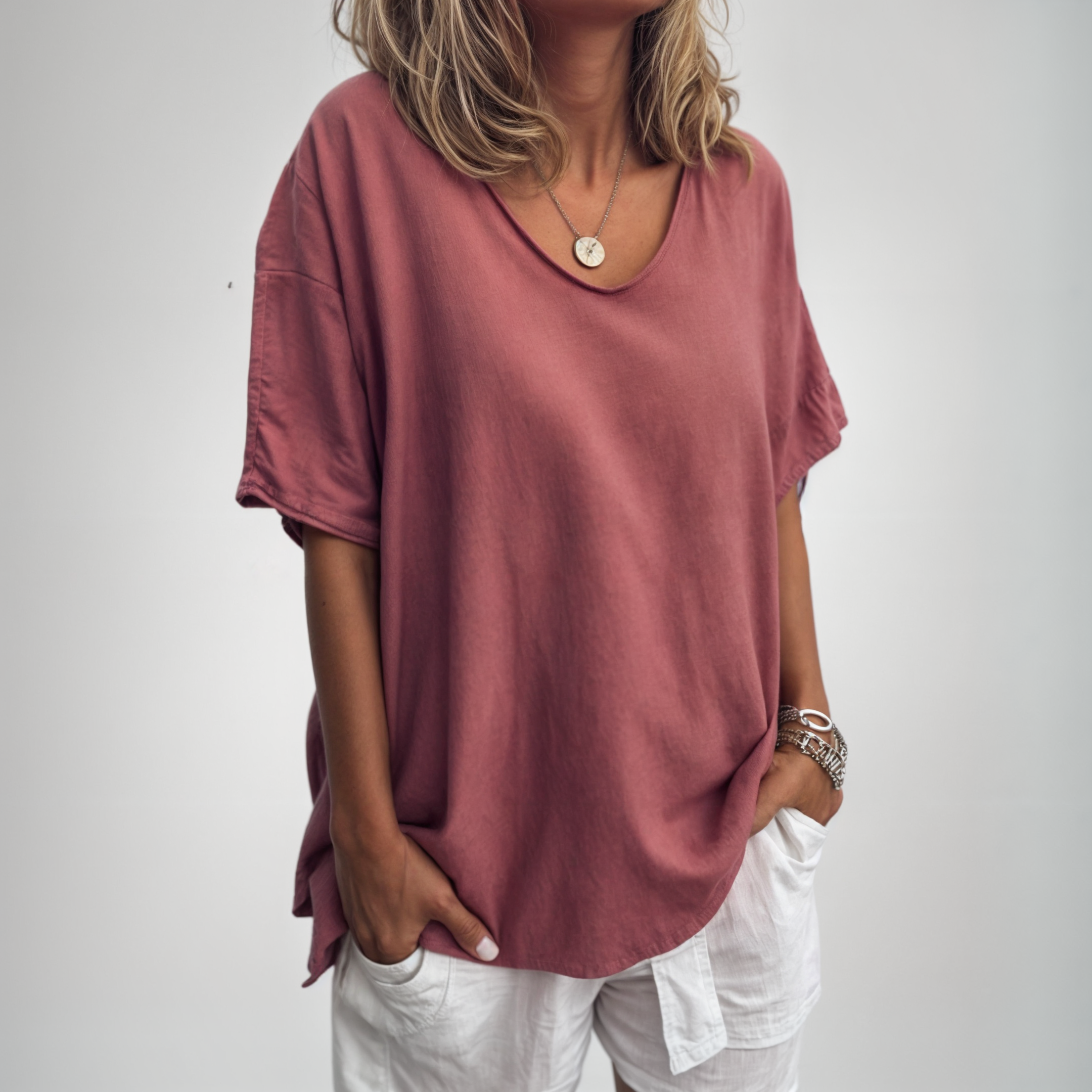 Sara™ | Behagelig Løs T-shirt