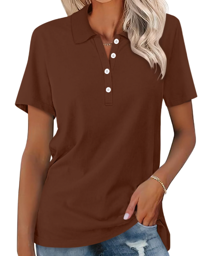 Sara™ | Komfortabel Poloshirt i Blød Bomuld