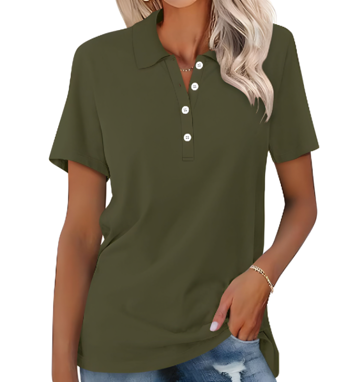 Sara™ | Komfortabel Poloshirt i Blød Bomuld