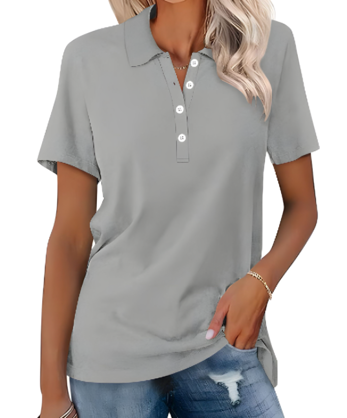 Sara™ | Komfortabel Poloshirt i Blød Bomuld
